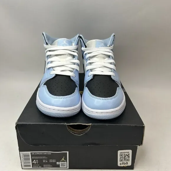 Nike Shoes Air Jordan 1 Mid Retro GS “Ice Blue/UNC” 2024